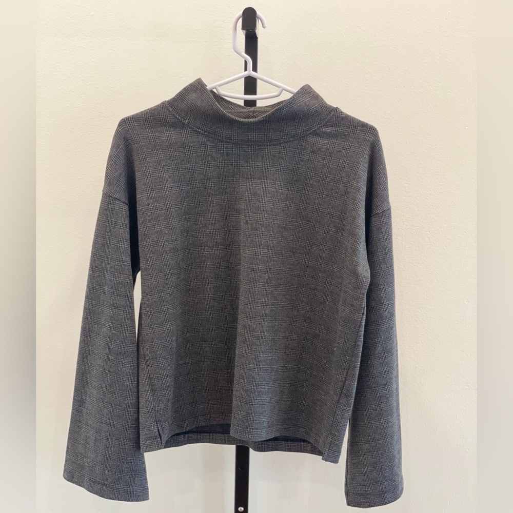 Mock Turtleneck Blouse Top
